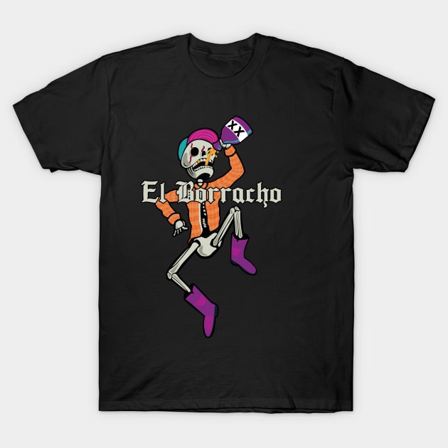 El Borracho T-Shirt by RubbertoeDesign